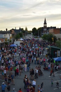 Downtown Caribou during Thursday's On Sweden